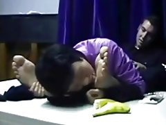 Kinijos milf garbina Vyriška pėdų